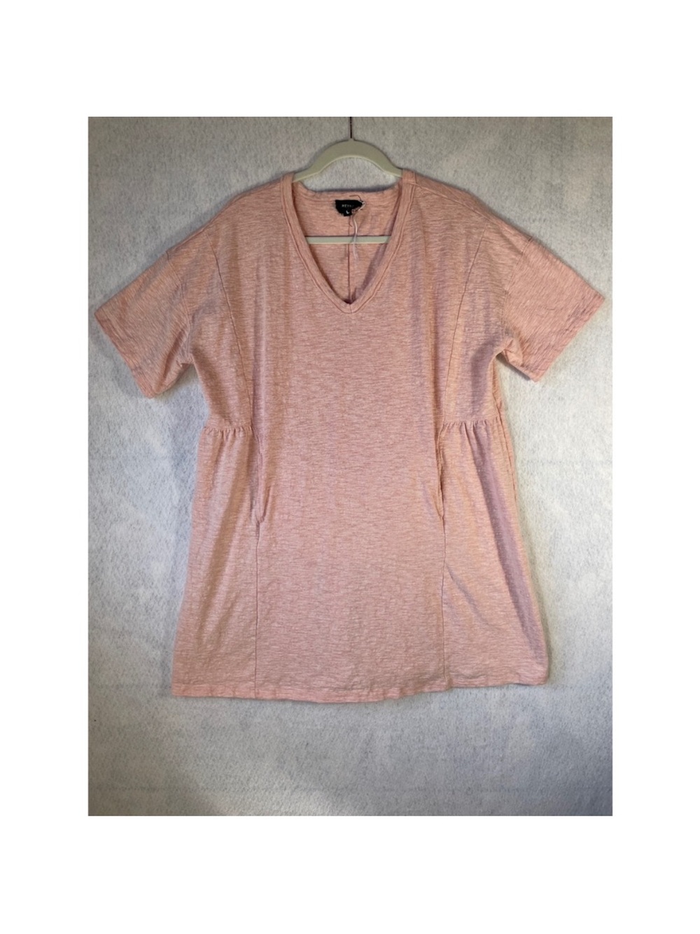 Heyson V-Neck Short Sleeve Dress L